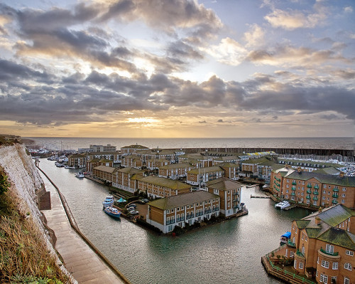 Brighton marina village, England, Europe© Laurence Cartwright