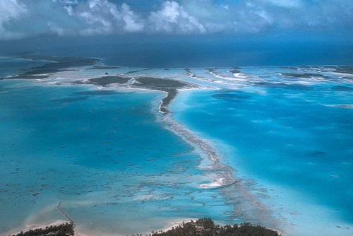 Anaa Turquoise Passage, Tuamotu Tahiti, French Polynesia© Imperial Studio Pilottage Aerial shot of t