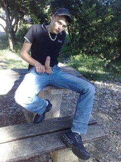 foreskin:  picnic bench 