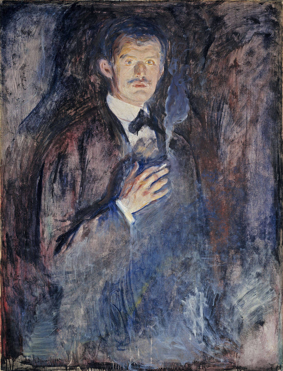 ramacharaka:
“ Self-Portrait with Cigarette 1895 by Edvard Munch
One of my favorite paintings….
”