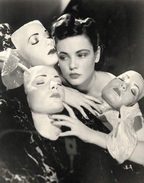 artemisdreaming:  Gene Tierney, 1940 Horst P. Horst  Creepy&hellip;
