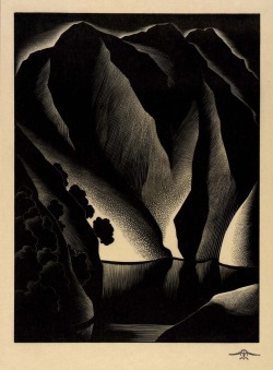 ramacharaka:  Tuonela - 1934 - by Paul Landacre