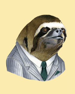 Sophisticated sloth. Need more monocle.