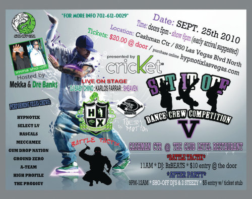 fuckyeahfilipinocuties:  Competition coming up this Saturday in Las Vegas. Most of the info is on the card. Support the dancing community.  omg i forgot that this saturday was SIO =( sad that we cant go this year!! good luck to everyone! but cannot wait
