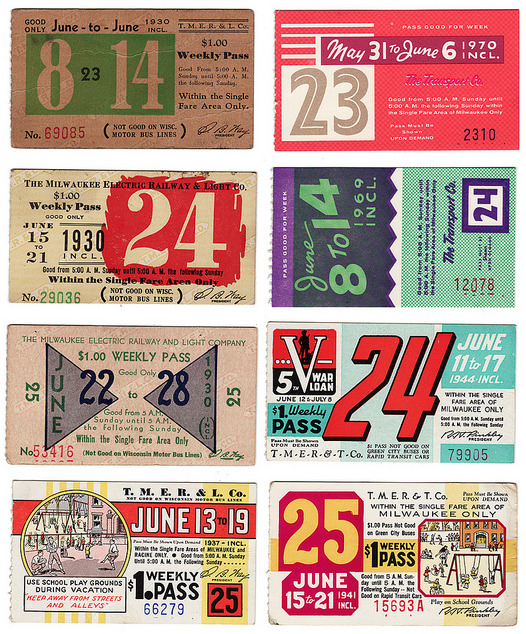 roastbeefjaunts:
“ One lucky bugger got their hands on this amazing set of old bus passes!
prettyclever:
“ Milwaukee Bus Passes
” ”