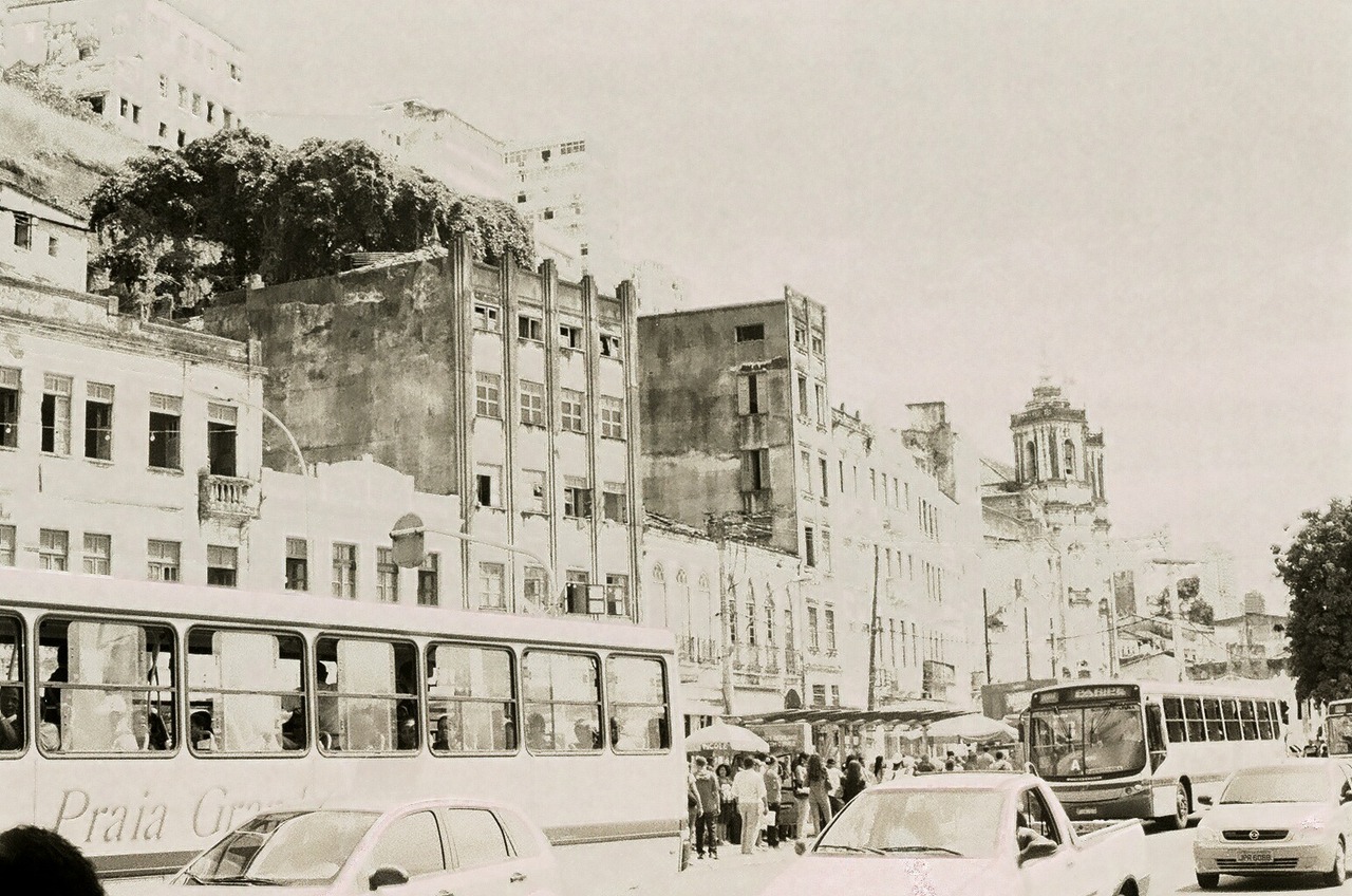 Salvador, Brasil.
Cross processing, color negative in BW process.