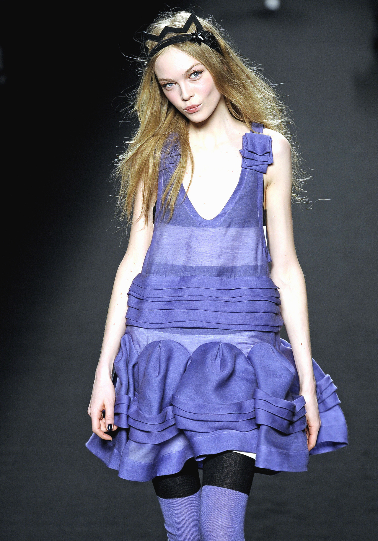 Siri Tollerod at Sonia Rykiel Fall 2008