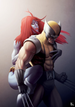 fuckyeahmarvel:  Wolverine Cover by ~postys on deviantART