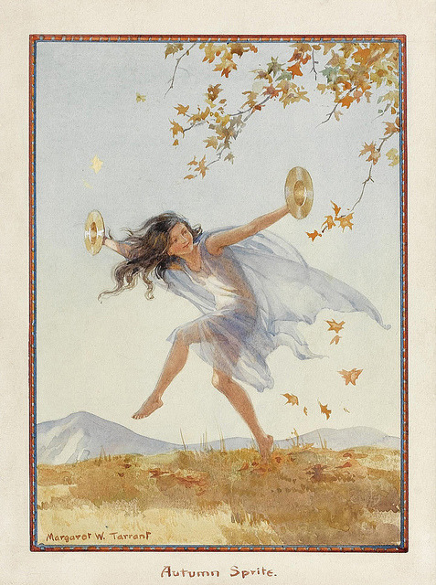 indigodreams:  Margaret Tarrant, “Autumn Sprite”, via sofi01  zills<3