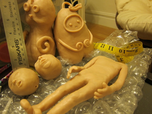 Still Plugging Away At The First Models For The Film Project. Here, You Can See Rough Versions Of The