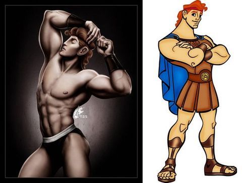 Disney Heroes, by David Kawena adult photos