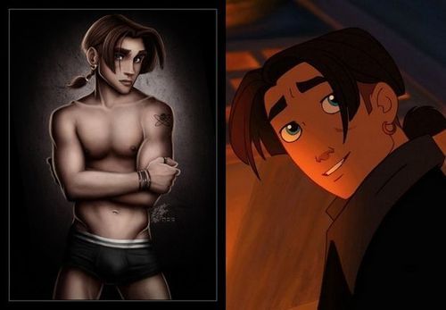 Porn Disney Heroes, by David Kawena photos