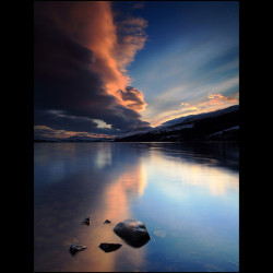 lexislex:  Crazy Cloud Sunset - Loch Tay