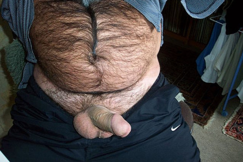 ilove4skinboston:Beautiful hung furry bear with big balls