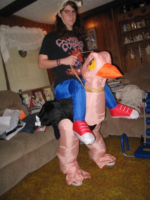 Should i bring the ostrich back, or get a new costume? xD