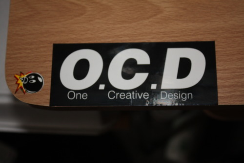 Guest who got his One Creative Design Sticker? :D