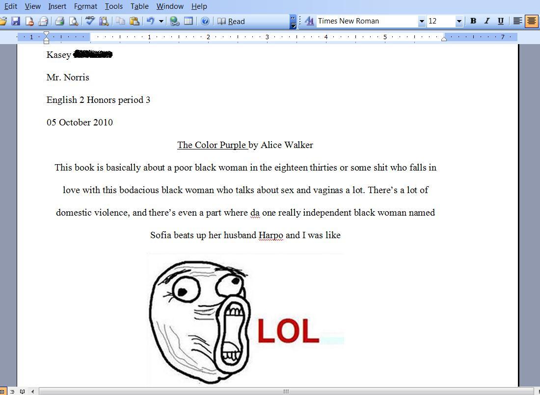 happinessfades:  moonglampers:  m0nst3r:  what if I actually turned this in  A+ right
