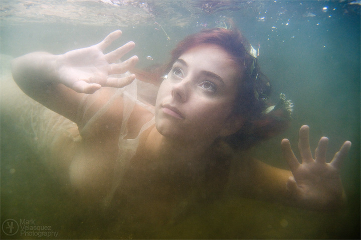 Kacie bravely submerged herself on my insistence into a random Pennsylvania creek