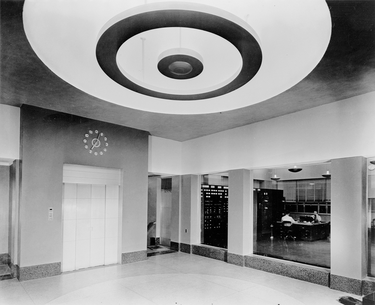 Wheeler Dam entrance lobby unidentified photographer; sometime between 1933 &amp;