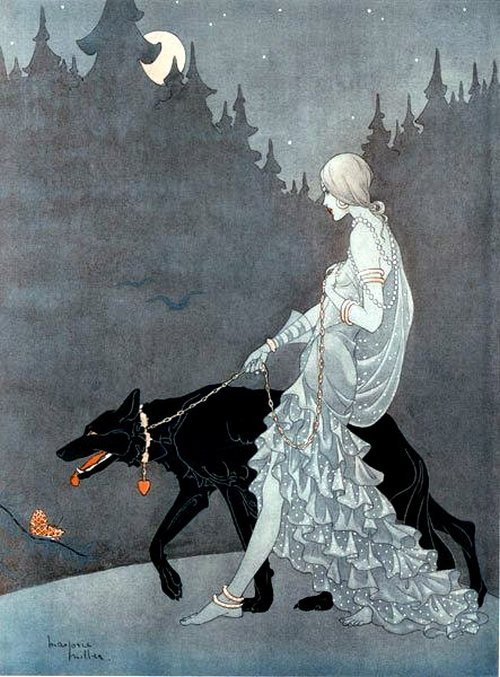 gatsbylives:tamburina:Marjorie Miller, Queen of the Night, 1931.Love this!