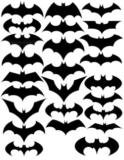 bryandevon:  austinkleon:  Changes to the bat symbol.  fantastic. 