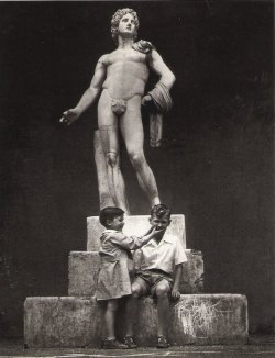 ratak-monodosico:  John Philips. Italy, Rome. 1946. Prince Victor Emmanuel with a blind boy.  via  