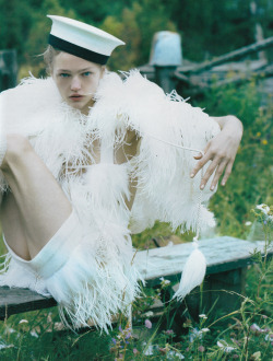 Sasha Pivovarova by Tim Walker for Vogue