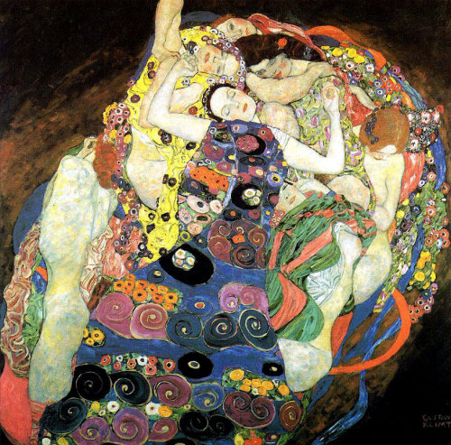 jnav1:  sam-pop:  GUSTAV KLIMTThe Virgin, 1913  I LUB HIMMMM I’M COPYING ONE OF HIS PIECES FOR CLAAAAASSSS  Y U HAVE SUCH GOOD TASTE THO?