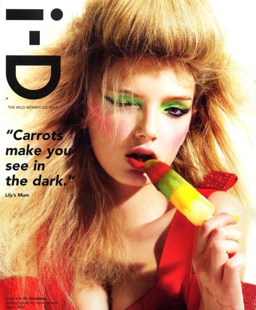 Lily Donaldson by Mario Sorrenti for i-D porn pictures