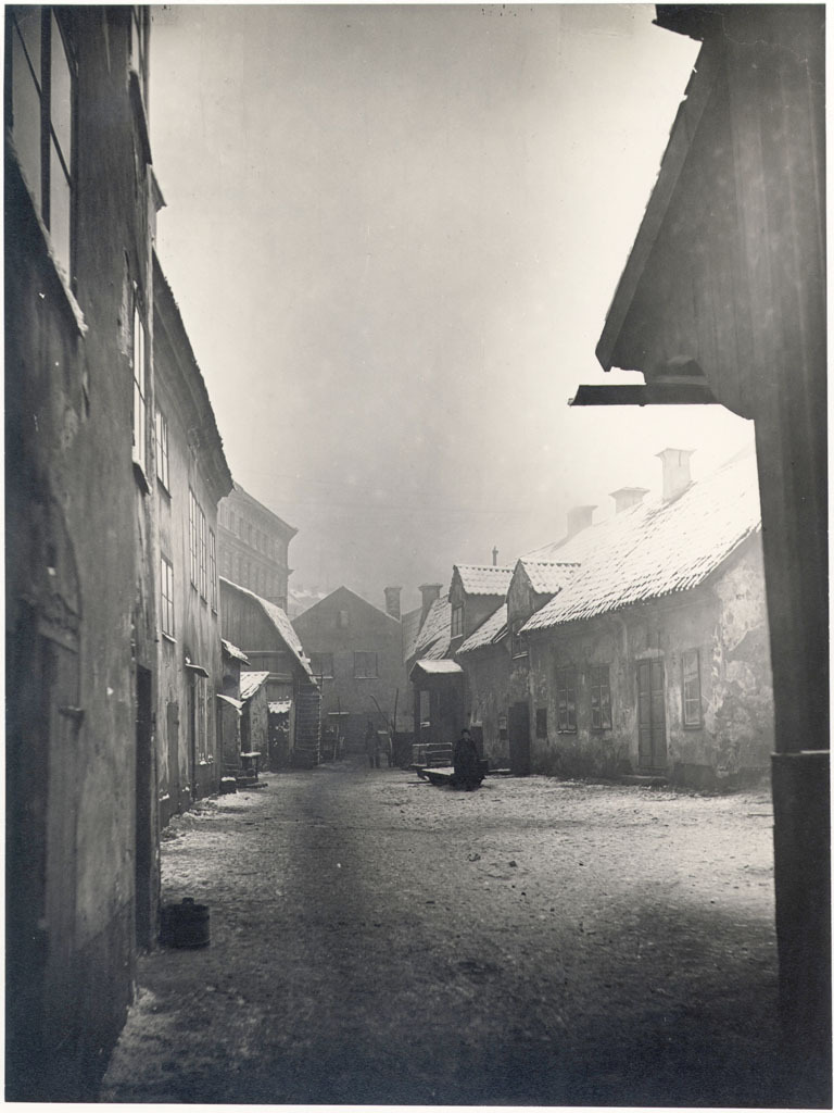 The courtyard at Lambyska verket at present Engelbrekt Church, Stockholm, Sweden