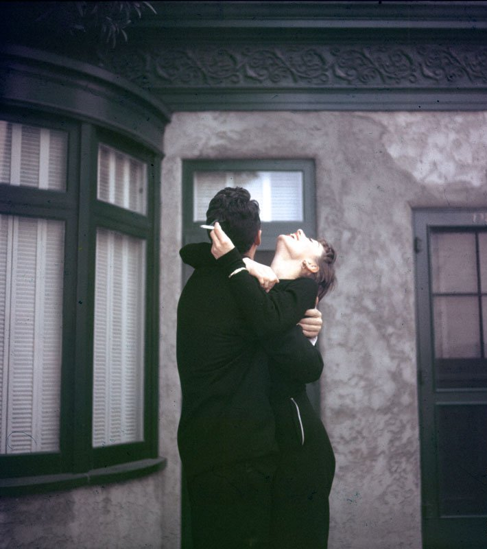 leoness-deactivated20110107:  Dean Martin and Audrey Hepburn on the set of Sabrina