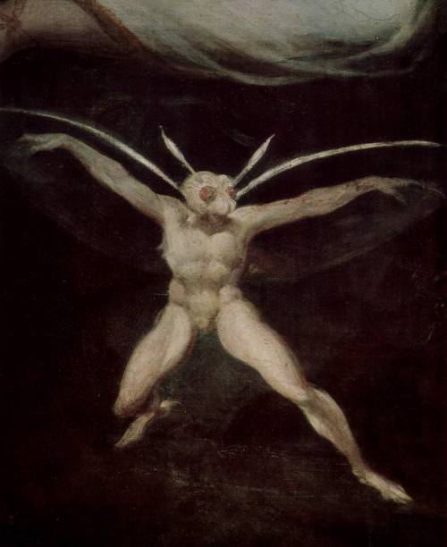 blueruins:Die Elfenkönigin Titania und Zettel, der Weber mit Eselskopf, Detail: Elfe (1793-1794) by 