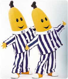  Quando eu era criança eu assistia bananas de pijamas. As crianças de hoje já