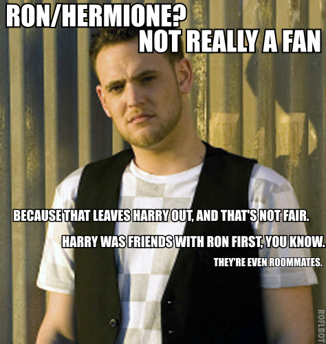 ohsmartie:  -peeta:  cantclosemyeyes:  FAVORITE MEMES COMBINED  I HAVE A HARRY POTTER MACROS POST BOOKMARKED NEGL  OMG THIS WAS THE BEST ONE  SCORNED!MATT THROWBACK.