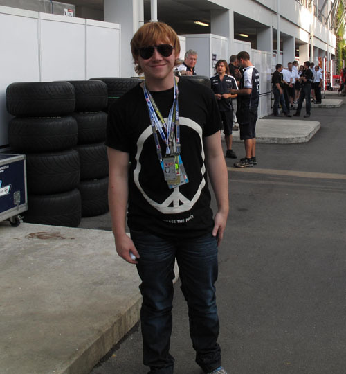 teenage dreams in a teenage circus: Hi, I'm Rupert Grint. 