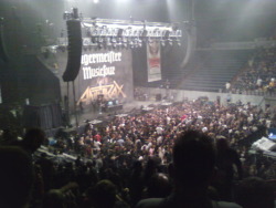 Right after Anthrax played