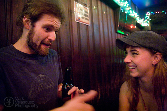 Kacie and a friend at The Dolphin in South Philadelphia last August.  Questions/Comments?