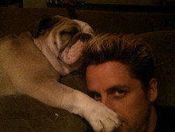heroes-and-cons:  fragmentsofgrace:  billiechavez:  CLEO  Aww, is that Billie’s dog? So cute.  seriously someone explain to me this man’s genetics how does he look fucking 23 or some shit i can’t even  HIS AWESOMENESS JUST WENT THROUGH THE ROOF