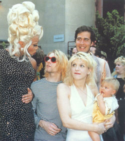  Rupaul, Kurt Cobain and Courtney Love 