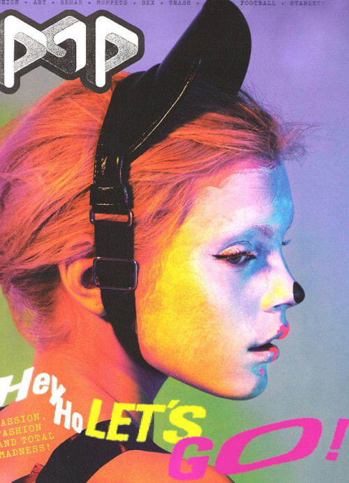 Jessica Stam on the cover of POP Spring 2006 by Mert & Marcus