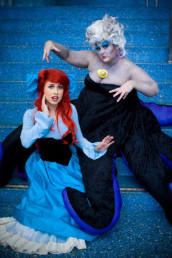 Robotlyra:  Dirtydisneydames:    Ariel And Ursula Sea Witch By ~Trueenchantment