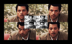 mishasminions:  THEM EYES &lt;3  CASTIEL STOP BEING PRETTY.  I HAVE SHIT TO DO