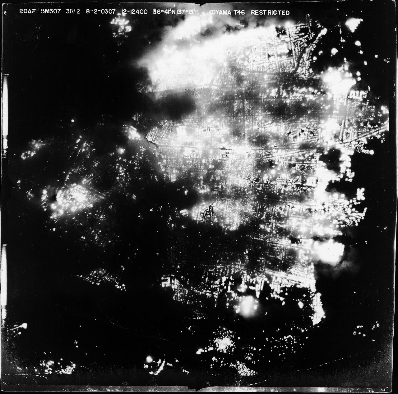 Toyama annihilation, Japan, 1st of August 1945 173  73rd Bomb Wing B-29s dropped