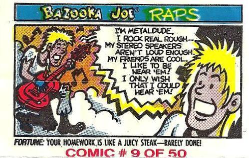 Porn Pics Bazooka Joe Raps Comic #9 of 50