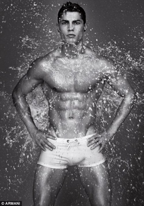 hotlads:  Cristiano Ronaldo for Armani Requested by lnettuno