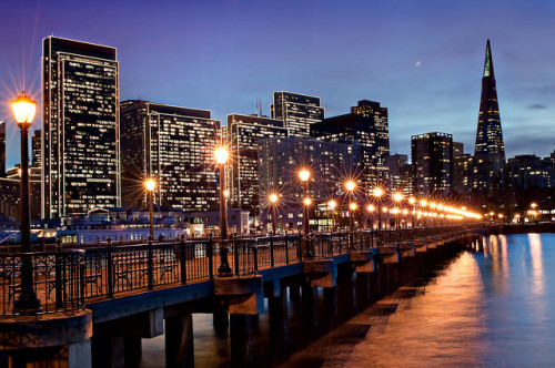 New Moon Over San Francisco (by Ivan Makarov)