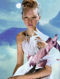 Gemma Ward by Nick Knight for Vogue UK September