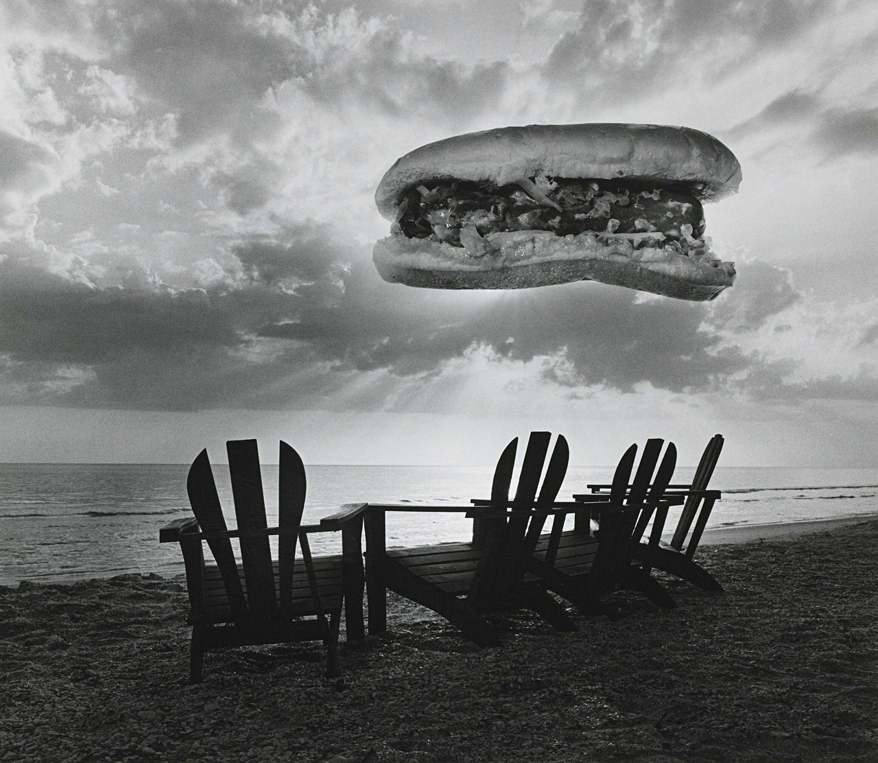 All American Sunset by Jerry N. Uelsmann, 1971