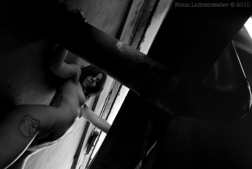 msjohannie:  Feeding you some interesting black and white erotic nude photography. This shoot took place in spring by the abandoned factories in Harrison,NJ and was shot by well known erotic art photographer, Kenn Litchtenwalter. If you haven’t yet