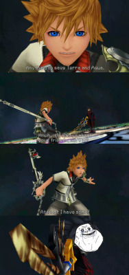 ridiculouslylovely:  Ventus: Anything to save Terra and Aqua.Vanitas: Hmph, it’s always about your friends, isn’t it?Ventus: At least I have some!Vanitas: FOREVER ALONE!  